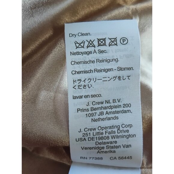 J.Crew Women's Villa Coat Nello Gori Salmon Italian Wool Size 4P US - Picture 6 of 11